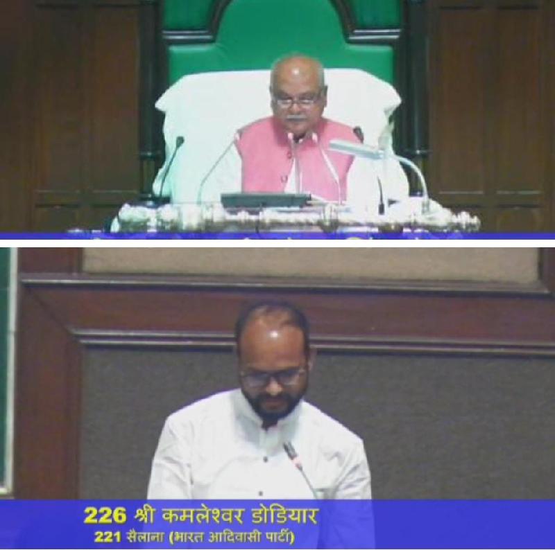 सैलाना विधायक डोडियार ने सदन में उठाया बड़ा मुद्दा: